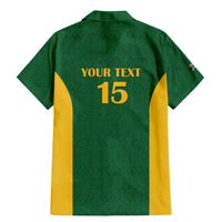 South Africa Hockey Custom Family Matching Mermaid Dress and Hawaiian Shirt Go Ama Stokke Stokke Go - Wonder Print Shop