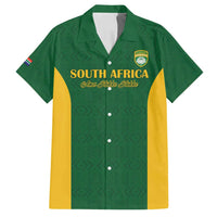 South Africa Hockey Custom Family Matching Off Shoulder Maxi Dress and Hawaiian Shirt Go Ama Stokke Stokke Go - Wonder Print Shop