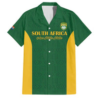 South Africa Hockey Custom Family Matching Short Sleeve Bodycon Dress and Hawaiian Shirt Go Ama Stokke Stokke Go - Wonder Print Shop