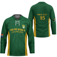 South Africa Hockey Custom Hockey Jersey Go Ama Stokke Stokke Go - Wonder Print Shop