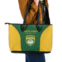 South Africa Hockey Leather Tote Bag Go Ama Stokke Stokke Go - Wonder Print Shop