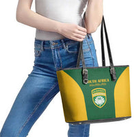 South Africa Hockey Leather Tote Bag Go Ama Stokke Stokke Go - Wonder Print Shop