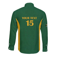South Africa Hockey Custom Long Sleeve Button Shirt Go Ama Stokke Stokke Go - Wonder Print Shop