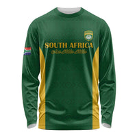 South Africa Hockey Custom Long Sleeve Shirt Go Ama Stokke Stokke Go - Wonder Print Shop