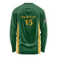 South Africa Hockey Custom Long Sleeve Shirt Go Ama Stokke Stokke Go - Wonder Print Shop