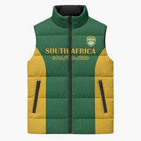 South Africa Hockey Custom Sleeveless Puffer Jacket Go Ama Stokke Stokke Go - Wonder Print Shop