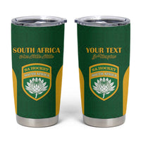 South Africa Hockey Custom Tumbler Cup Go Ama Stokke Stokke Go - Wonder Print Shop