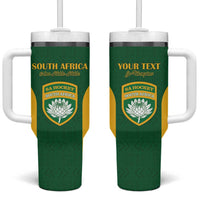 South Africa Hockey Custom Tumbler With Handle Go Ama Stokke Stokke Go - Wonder Print Shop