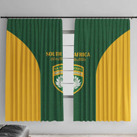 South Africa Hockey Window Curtain Go Ama Stokke Stokke Go - Wonder Print Shop