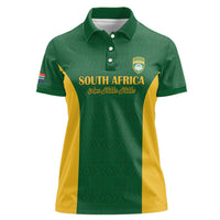 South Africa Hockey Custom Women Polo Shirt Go Ama Stokke Stokke Go - Wonder Print Shop