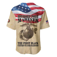 Montford Point Marines 1942-1949 Baseball Jersey The First Black Marines - Wonder Print Shop