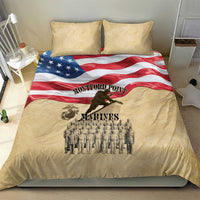 Montford Point Marines 1942-1949 Bedding Set The First Black Marines - Wonder Print Shop