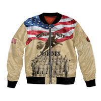 Montford Point Marines 1942-1949 Bomber Jacket The First Black Marines - Wonder Print Shop