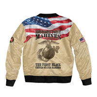 Montford Point Marines 1942-1949 Bomber Jacket The First Black Marines - Wonder Print Shop