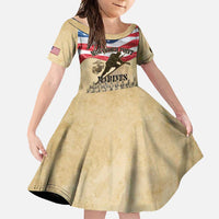 Montford Point Marines 1942-1949 Family Matching Short Sleeve Bodycon Dress and Hawaiian Shirt The First Black Marines - Wonder Print Shop