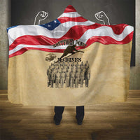 Montford Point Marines 1942-1949 Hooded Blanket The First Black Marines - Wonder Print Shop