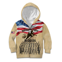 Montford Point Marines 1942-1949 Kid Hoodie The First Black Marines - Wonder Print Shop