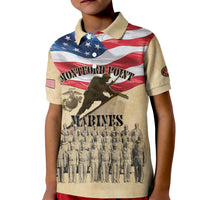 Montford Point Marines 1942-1949 Kid Polo Shirt The First Black Marines - Wonder Print Shop