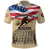 Montford Point Marines 1942-1949 Polo Shirt The First Black Marines - Wonder Print Shop