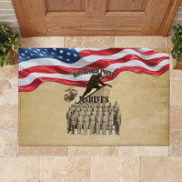 Montford Point Marines 1942-1949 Rubber Doormat The First Black Marines - Wonder Print Shop