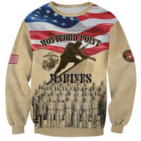 Montford Point Marines 1942-1949 Sweatshirt The First Black Marines - Wonder Print Shop