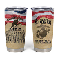 Montford Point Marines 1942-1949 Tumbler Cup The First Black Marines - Wonder Print Shop