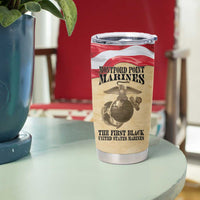 Montford Point Marines 1942-1949 Tumbler Cup The First Black Marines - Wonder Print Shop