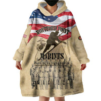 Montford Point Marines 1942-1949 Wearable Blanket Hoodie The First Black Marines - Wonder Print Shop