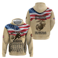 Montford Point Marines 1942-1949 Zip Hoodie The First Black Marines - Wonder Print Shop