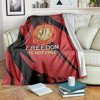Proud to Honor Montford Point Marines Blanket Freedom Is Not Free - Red - Wonder Print Shop