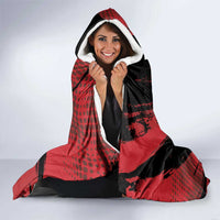 Proud to Honor Montford Point Marines Hooded Blanket Freedom Is Not Free - Red - Wonder Print Shop