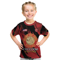 Personalized Proud to Honor Montford Point Marines Kid T Shirt Freedom Is Not Free - Red - Wonder Print Shop