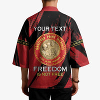 Personalized Proud to Honor Montford Point Marines Kimono Freedom Is Not Free - Red - Wonder Print Shop
