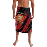 Personalized Proud to Honor Montford Point Marines Lavalava Freedom Is Not Free - Red - Wonder Print Shop