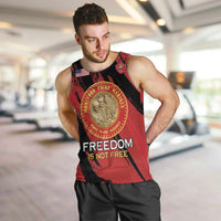 Personalized Proud to Honor Montford Point Marines Men Tank Top Freedom Is Not Free - Red - Wonder Print Shop