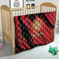 Proud to Honor Montford Point Marines Quilt Freedom Is Not Free - Red - Wonder Print Shop