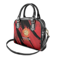 Proud to Honor Montford Point Marines Shoulder Handbag Freedom Is Not Free - Red - Wonder Print Shop