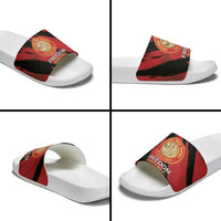 Proud to Honor Montford Point Marines Slide Sandals Freedom Is Not Free - Red - Wonder Print Shop