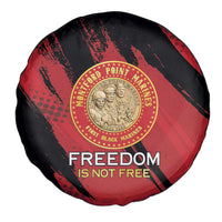 Proud to Honor Montford Point Marines Spare Tire Cover Freedom Is Not Free - Red - Wonder Print Shop