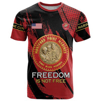 Personalized Proud to Honor Montford Point Marines T Shirt Freedom Is Not Free - Red - Wonder Print Shop