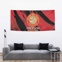 Proud to Honor Montford Point Marines Tapestry Freedom Is Not Free - Red - Wonder Print Shop