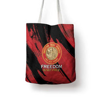Proud to Honor Montford Point Marines Tote Bag Freedom Is Not Free - Red - Wonder Print Shop