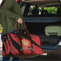 Proud to Honor Montford Point Marines Travel Bag Freedom Is Not Free - Red - Wonder Print Shop