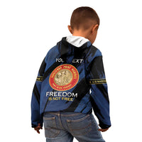 Personalized Proud to Honor Montford Point Marines Kid Hoodie Freedom Is Not Free - Blue - Wonder Print Shop