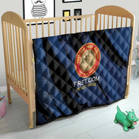 Proud to Honor Montford Point Marines Quilt Freedom Is Not Free - Blue - Wonder Print Shop