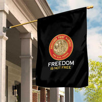 Proud to Honor Montford Point Marines Garden Flag Freedom Is Not Free - Black - Wonder Print Shop