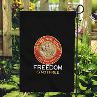 Proud to Honor Montford Point Marines Garden Flag Freedom Is Not Free - Black - Wonder Print Shop