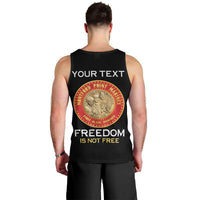 Personalized Proud to Honor Montford Point Marines Men Tank Top Freedom Is Not Free - Black - Wonder Print Shop