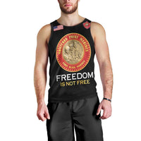 Personalized Proud to Honor Montford Point Marines Men Tank Top Freedom Is Not Free - Black - Wonder Print Shop