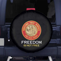 Proud to Honor Montford Point Marines Spare Tire Cover Freedom Is Not Free - Black - Wonder Print Shop